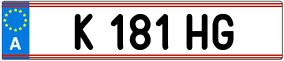 Truck License Plate